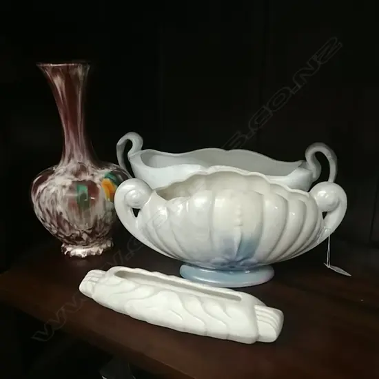 FOUR VASES - GERMAN, C.LYNN & TITIAN