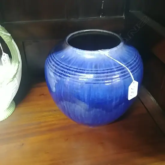 BLUE LANGLEY STONEWARE BOWL