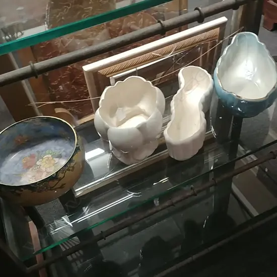 FOUR VASES - FLAIR, C.LYNN, MALING, GRIMWADES