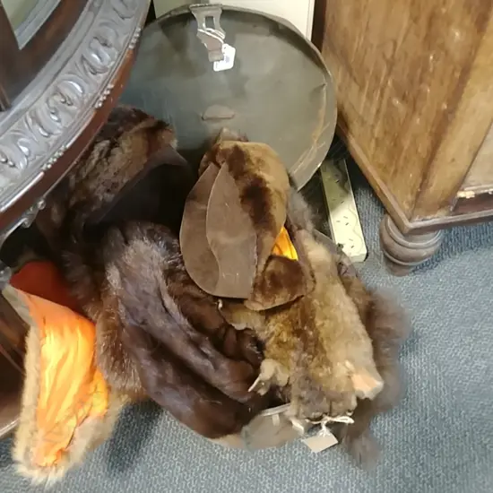 HAT BOX + FURS+ HATS