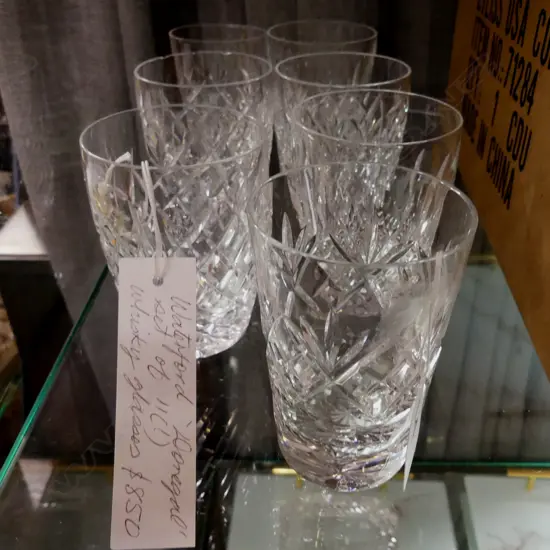 BOX GLASSES  INCLD 2  WATERFORD 