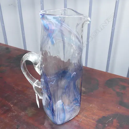 TALL GLASS VASE 'SAL OGILVY 1988'