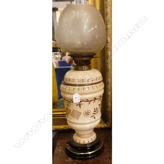 EDWARDIAN TABLE KERO LAMP