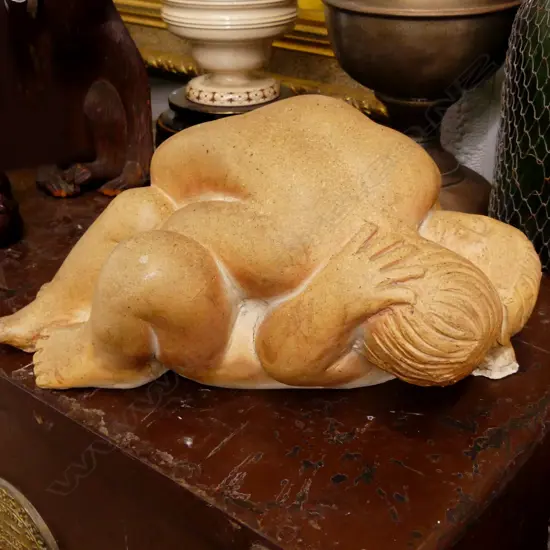 CERAMIC 'LOVERS' FIGURINE