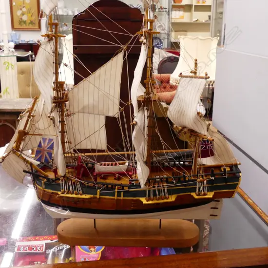 WOODEN MODEL SHIP