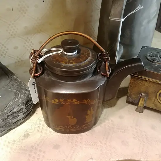 YIXING CHINESE TEAPOT EROTIC FIGURE DECORATION