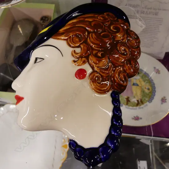 CHELSEA ART DECO WOMAN'S HEAD