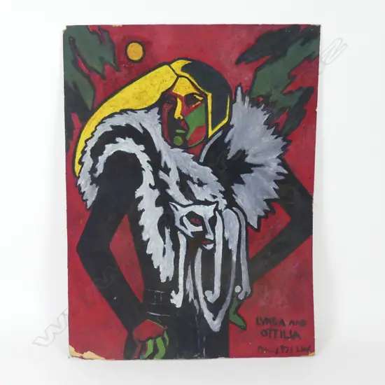 Lynda & Ottila painted oil figure study