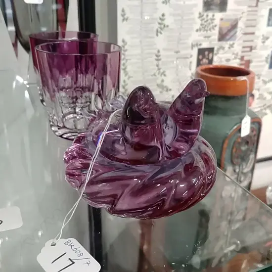 ARCHIMEDE SEGUSO MURANO GLASS BIRDS