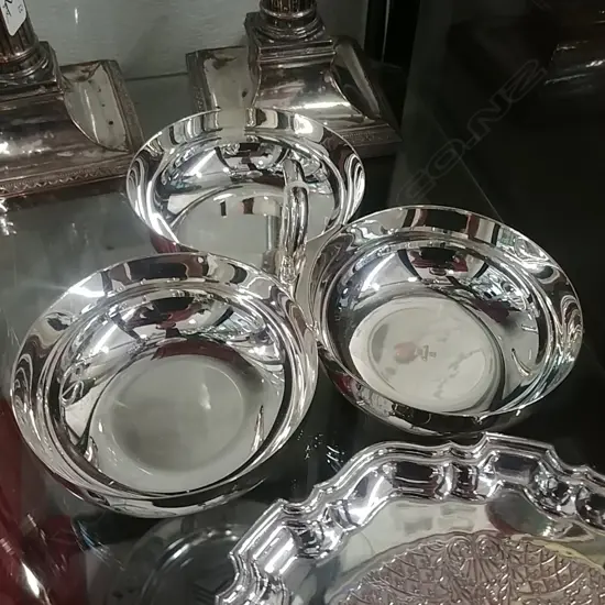 CHRISTOFLE SILVER PLATE HORS D'OEUVRES DISH