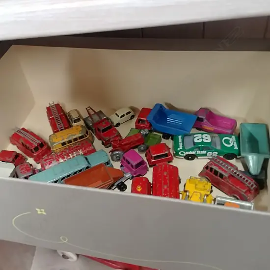 BOX LOT FUNHO DIE CAST TOYS ETC