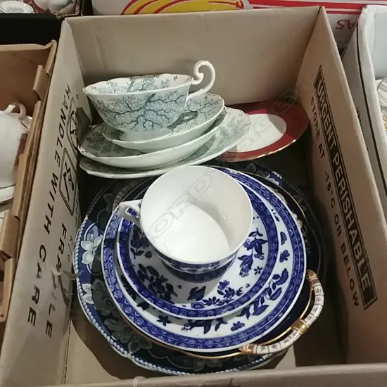LOT ASST COALPORT C/SAUCERS ETC