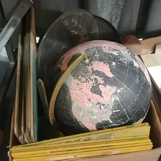 BOX LOT GLOBE ETC