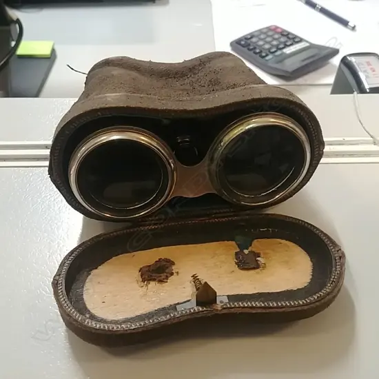 CASED BINOCULARS