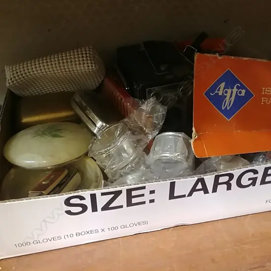 BOX LOT POCKET KNIVES BOXES ETC