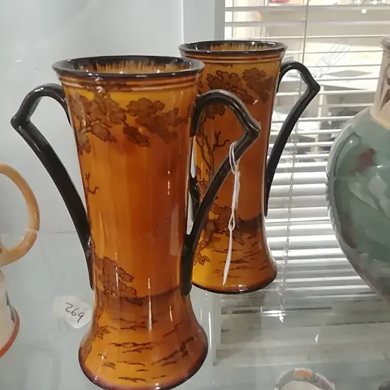 PR R/DOULTON VASES