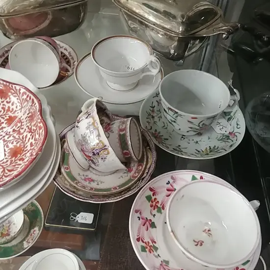 6 ASST 19THC C/S/PLATES