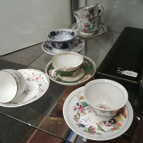 6 ASST 19THC C/S/PLATES