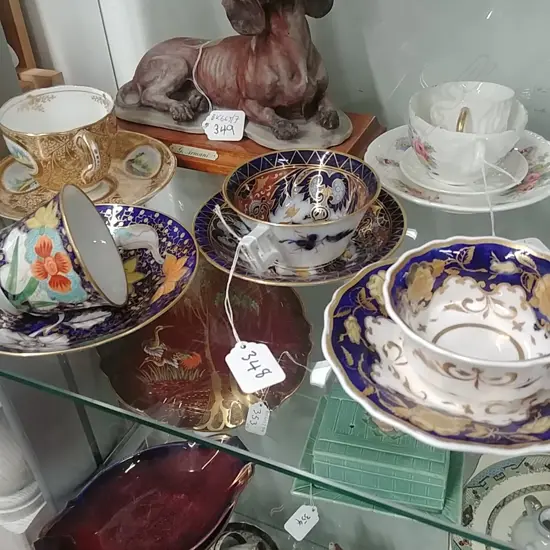 6 ASST 19THC C/S/PLATES