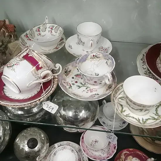 6 ASST 19THC C/S/PLATES