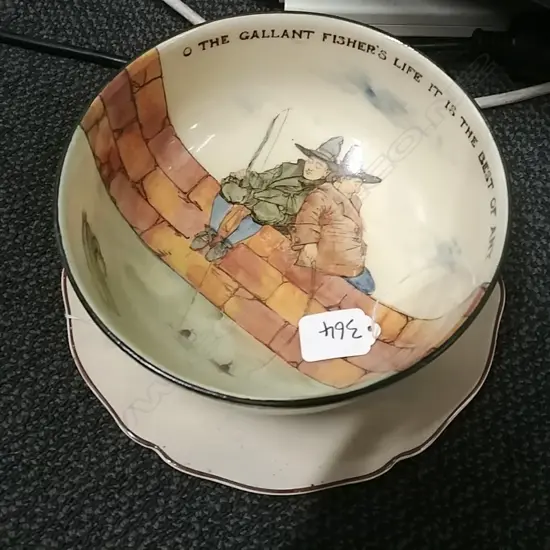 R/DOULTON SERIES WARE PLATE +BOWL