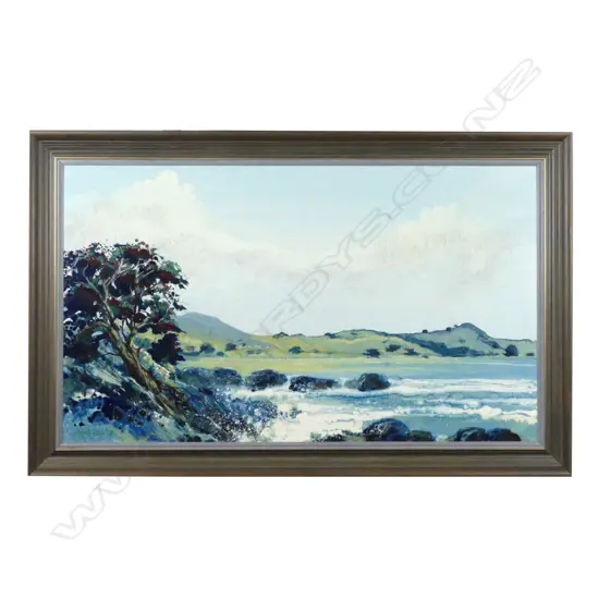 HAROLD COOP, OIL ON BD, NORTHLAND ESTUARY