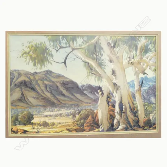 ALBERT MAMATJIRA, AUSTR. LANDSCAPE, PRINT