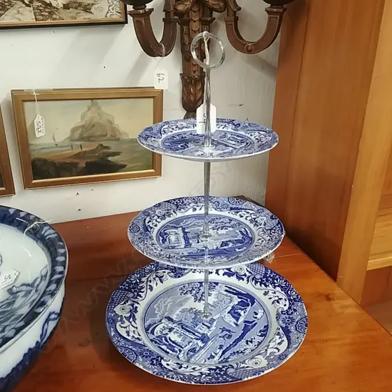 SPODE ITALIAN 3 TIER CAKE STAND
