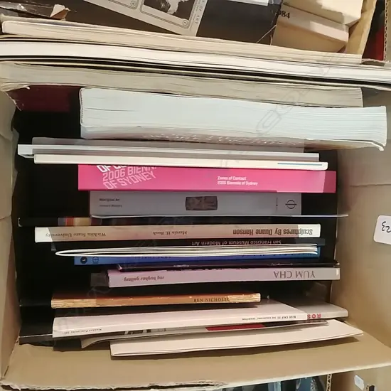 LOT ASST CONTEMPORARY ART BOOKS AND CATALOGUES
