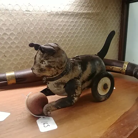 MARX OLD TIN CAT TOY 