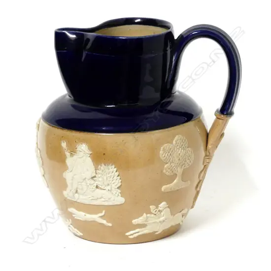 A Doulton Lambeth hunting jug