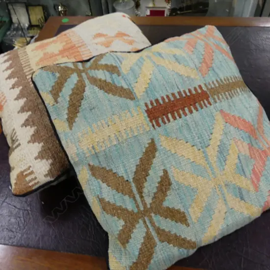 2 KELIM CUSHIONS