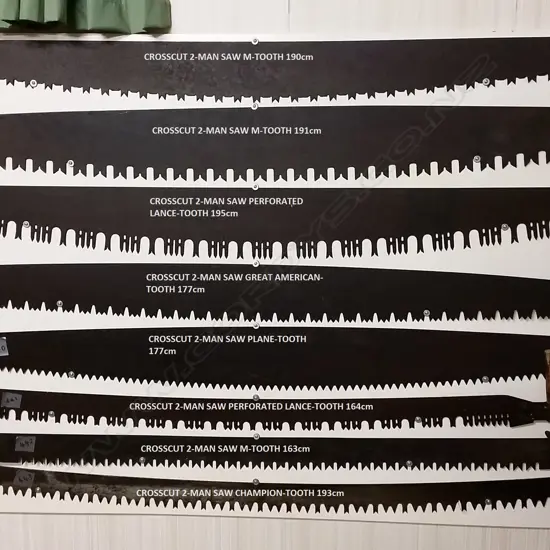 CROSSCUT 2-MAN SAW PERFORATED LANCE-TOOTH 195cm