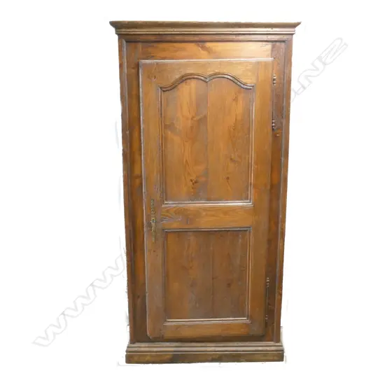 A large European elm armoire