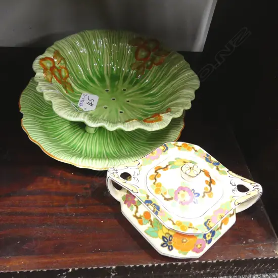 2 CARLTONWARE DISHES & 1 OTHER