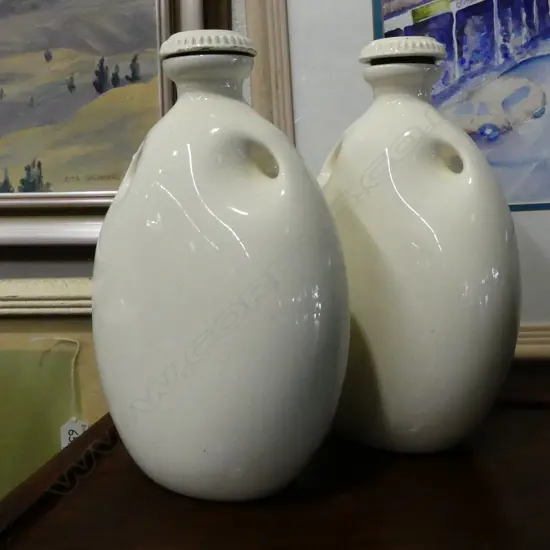 2 GRIMWADES CHINA BED-WARMERS