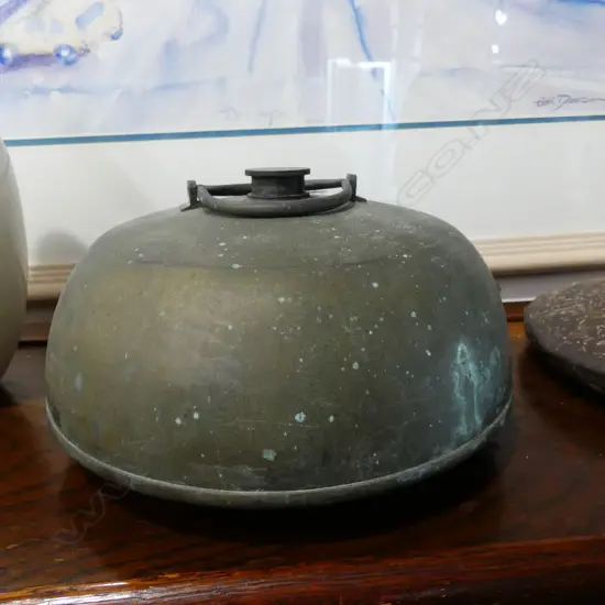 ANTIQUE METAL BED-WARMER