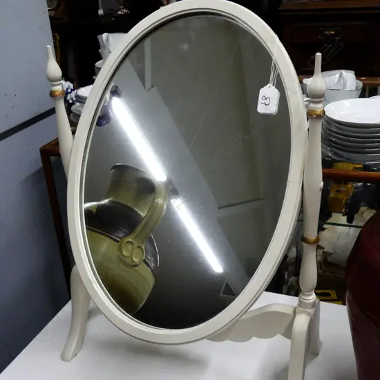 PAINTED TOILET MIRROR