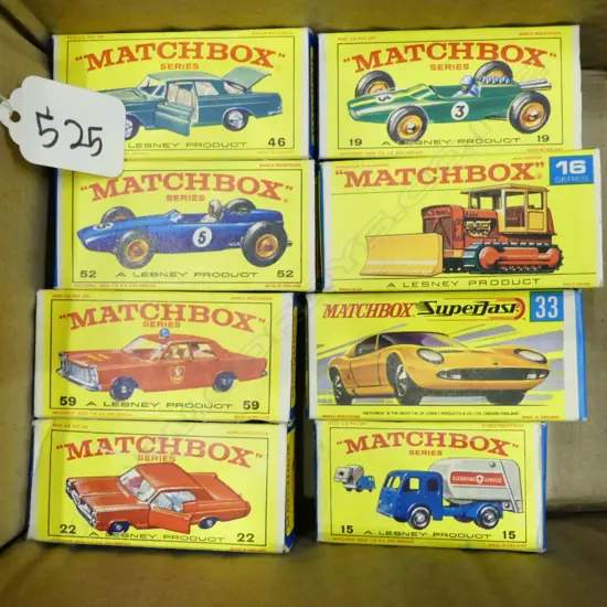 8 VINTAGE MATCHBOX SERIES BOXED TOYS