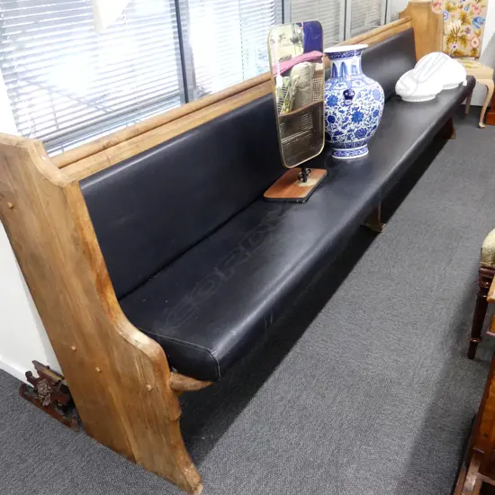 LONG CHURCH PEW
