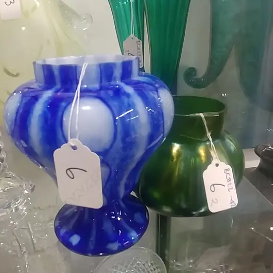 2 ART NOUVEAU VASES 