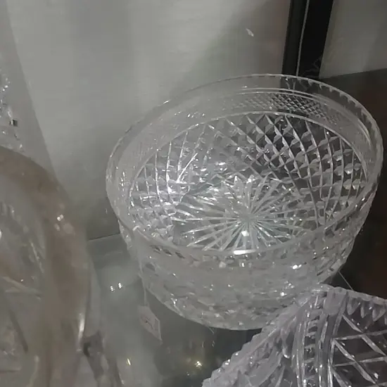 2 CRYSTAL BOWLS