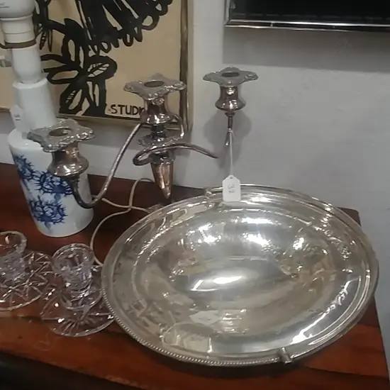 EP CANDELABRA & BASKET