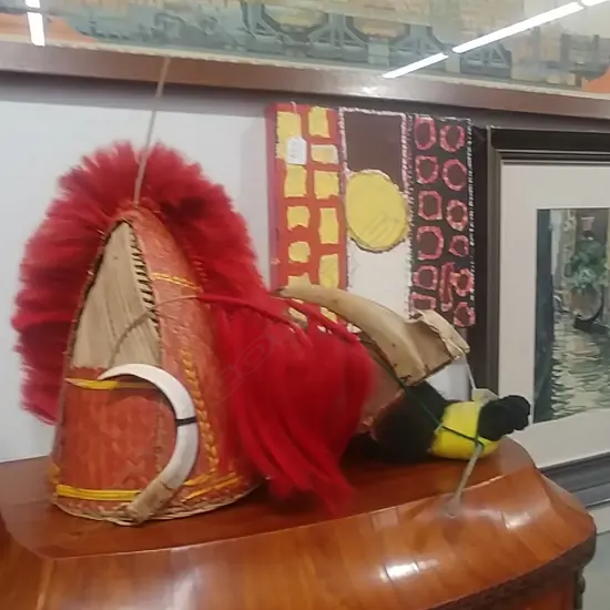 2 TRIBAL HEADDRESSES 