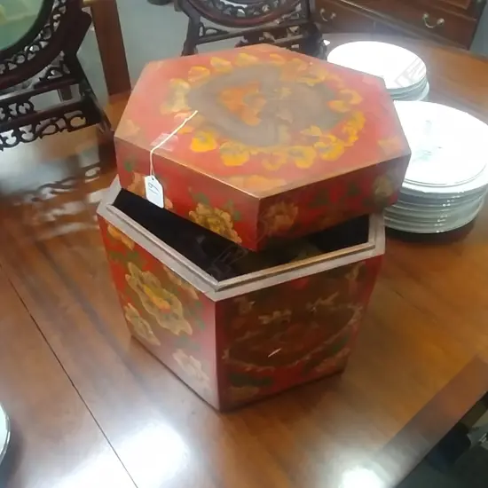 TIEBETAN BOX & CONTENTS