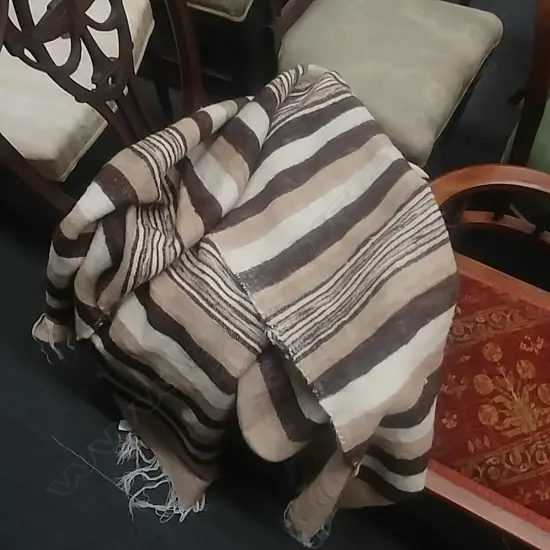 HANDWOVEN ALPACA WOOL BLANKET