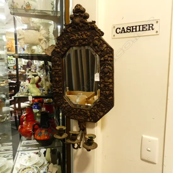 ORNATE CANDLE MIRROR