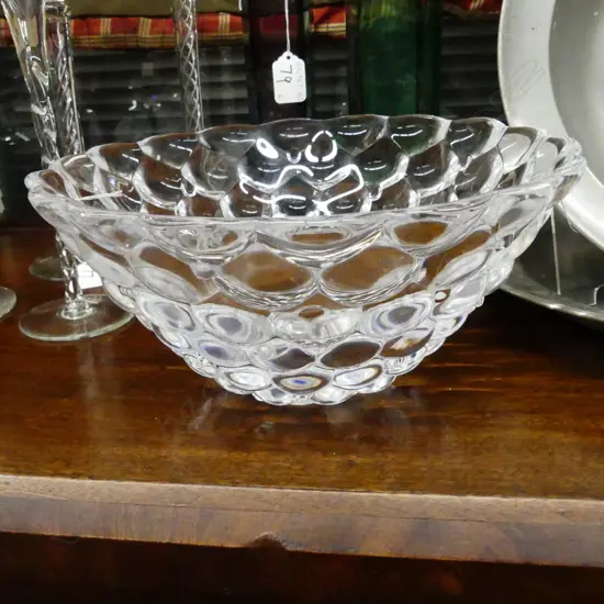 ORREFORS 'RASPBERRY' BOWL