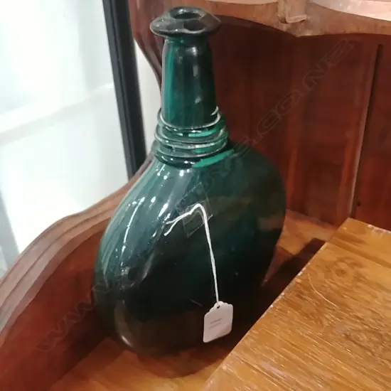 BRISTOL GREEN GLASS BOTTLE