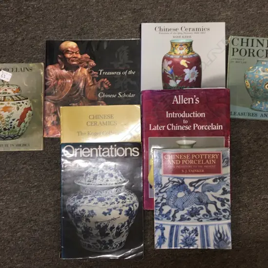 8 CHINESE PORCELAIN & CERAMICS BOOKS